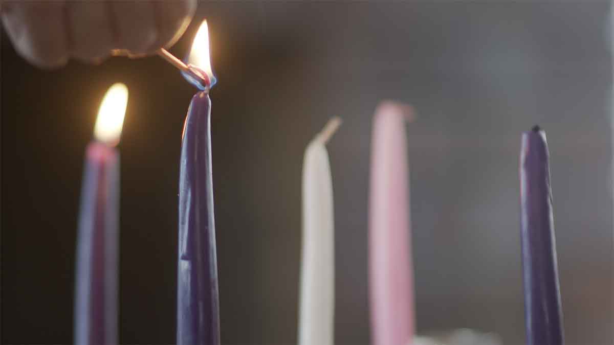 Advent candles