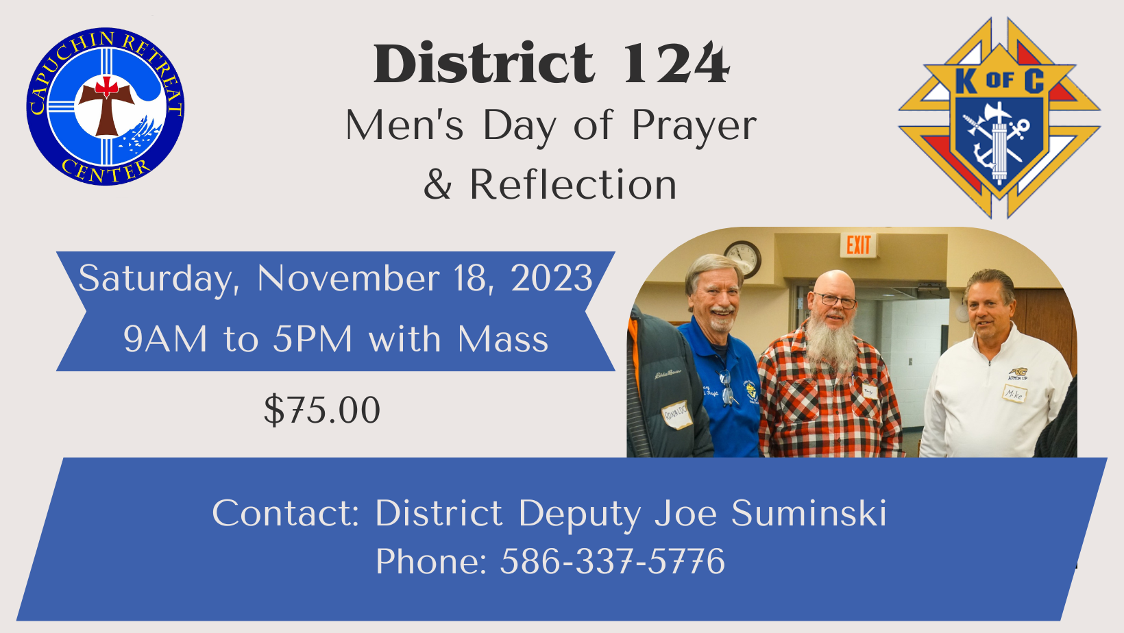 Knights of Columbus: Day of Prayer & Reflection