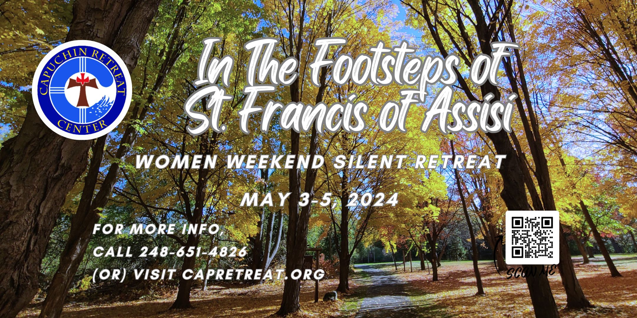 Women Weekend Silent Retreat: “In the Footsteps of St. Francis of Assisi”