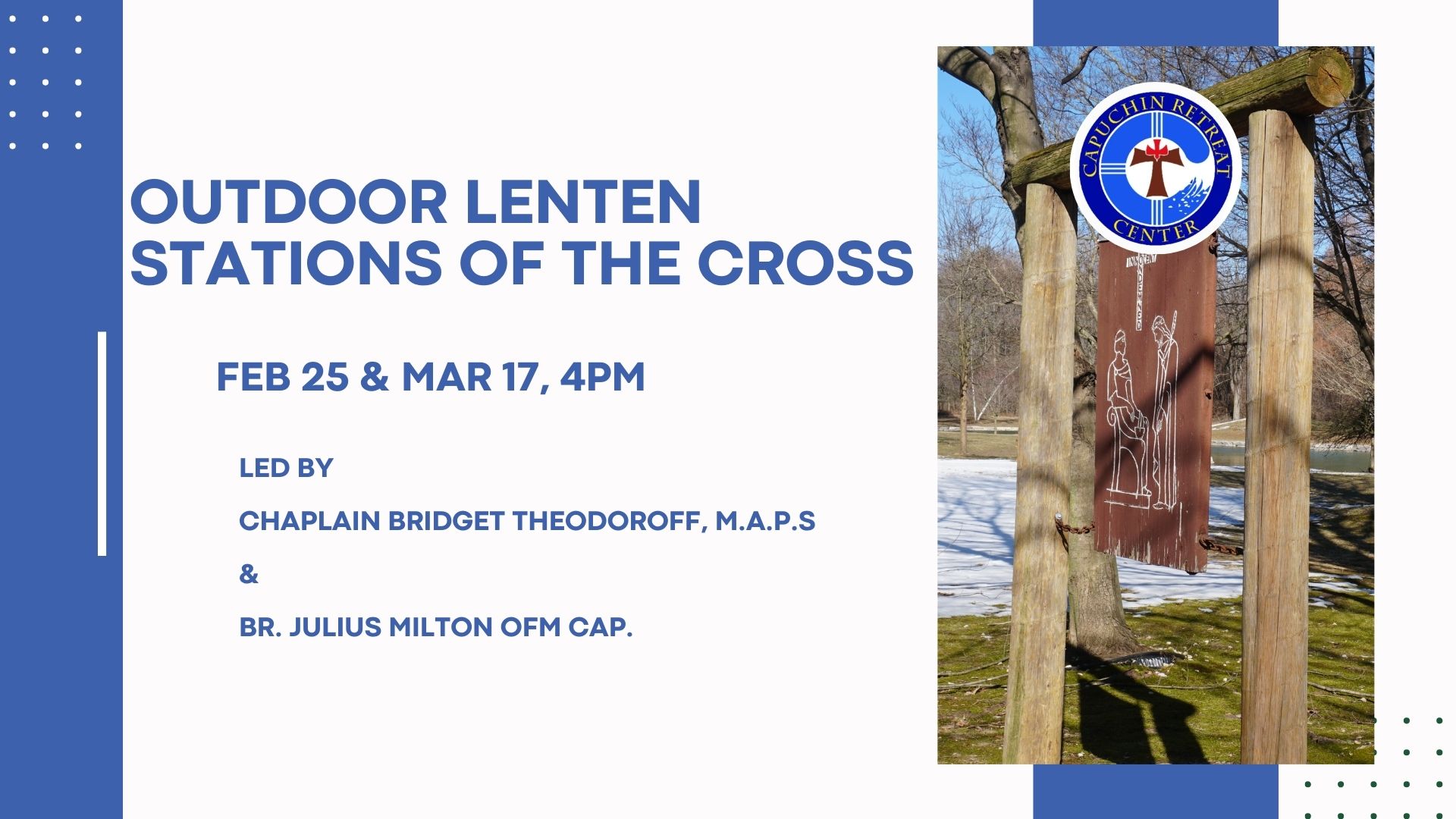 Outdoor Lenten Stations of the Cross